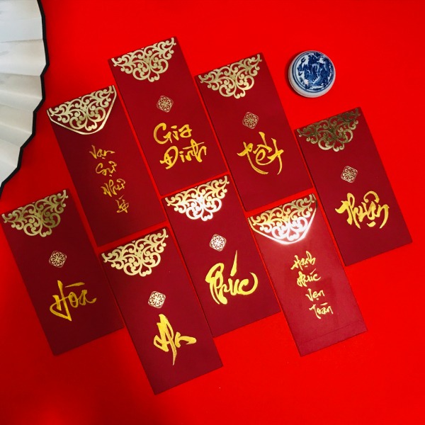 Bao lì xì mang phong cách cổ điển