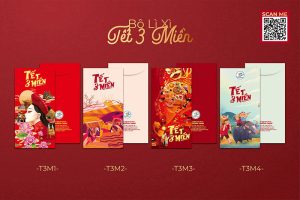 Bộ lì xì Tết 3 miền
